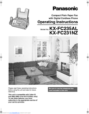 Panasonic KX-FC235AL Operating Instructions Manual