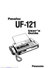 Panasonic Panafax UF-121 User Manual