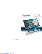 Panasonic 42HD Specifications