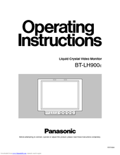 Panasonic BT-LH900E Operating Instructions Manual