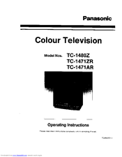 Panasonic TC-1471AR Operating Instructions Manual