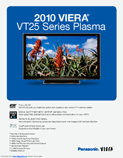 Panasonic Viera TC-P50VT25 Specifications