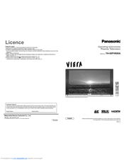 Panasonic Viera TH-65PV600A Operating Instructions Manual