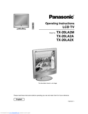 Panasonic TX-20LA2M Operating Instructions Manual