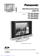 Panasonic TX-20LB30X Operating Instructions Manual