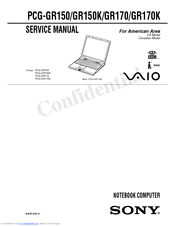 Sony Vaio GR150K Service Manual
