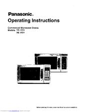 Panasonic NE-1054 Operating Instructions Manual