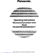Panasonic NN-8550 User Manual