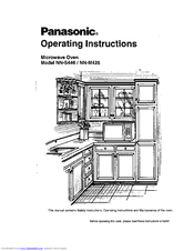Panasonic NN-P426 Operating Instructions Manual