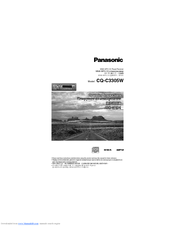 Panasonic CQ-C5305W Operating Instructions Manual