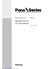 Panasonic MN103001G/F01K User Manual
