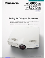 Panasonic PT-L6510E Brochure & Specs