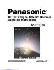 Panasonic TZ-DRD100 Operating Instructions Manual