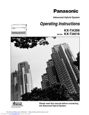 Panasonic KX-T7030 Operating Instructions Manual