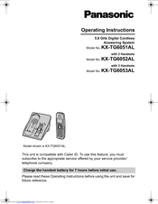 Panasonic KX-TG6051AL Operating Instructions Manual