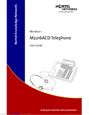 Nortel MERIDIAN 1 M2216ACD User Manual