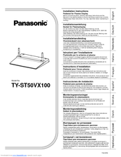 Panasonic TY-ST50VX100 Installation Instructions Manual