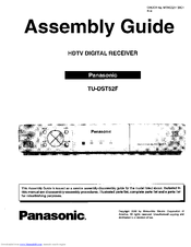 Panasonic TU-DST52F Assembly Manual