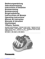 Panasonic MC-E8011 Operating Instructions Manual