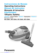 Panasonic MC-E886 Operating Instructions Manual