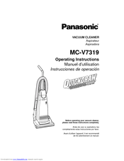 Panasonic MC-V7319 Operating Instructions Manual