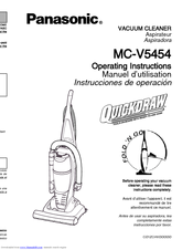 Panasonic MC-V5454 Operating Instructions Manual