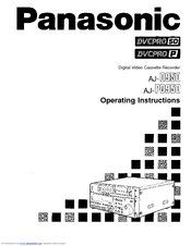 Panasonic AJ-PD950 Operating Instructions Manual