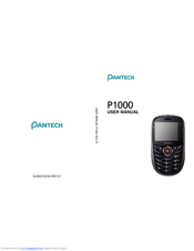 Pantech P1000 User Manual