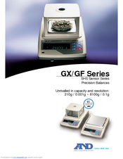 A&D GF Series Brochure & Specs