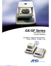 A&D GX Series Brochure & Specs