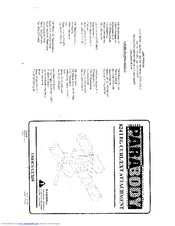 Parabody Fitness Equipment User Manual