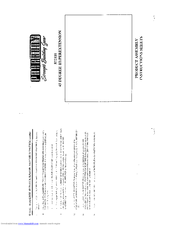 Parabody 872101 Assembly Instruction Sheet