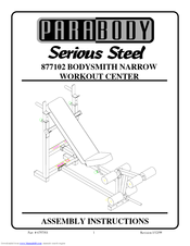 Parabody 877102 Assembly Instructions Manual