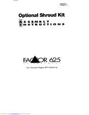 ParaBody FACTOR 625 Assembly Instructions Manual