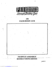 Parabody ex 350 Assembly Instructions Manual