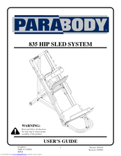 Parabody Hip Sled System User Manual