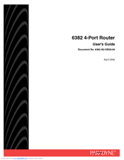 Paradyne 6382 User Manual