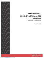 Paradyne FrameSaver 9720 User Manual