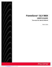 Paradyne FrameSaver SLV 9664 User Manual