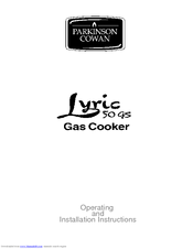 Parkinson Cowan Lyric 50GS Operating And Installation Manual