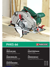 Parkside KH 3026 CIRCULAR SAW Operation And Safety Notes