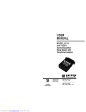 Patton Electronics 1020 User Manual