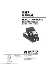 Patton electronics 1172M User Manual