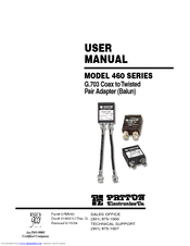 Patton electronics 460 SERIES User Manual