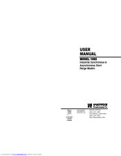 Patton electronics 1065 User Manual