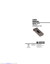 Patton electronics 2715 User Manual