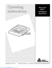 Paxar 939i Operating Instructions Manual
