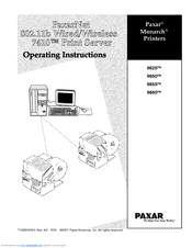 Paxar Monarch 7410 Operating Instructions Manual