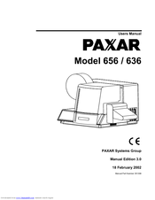 Paxar 656 / 636 User Manual