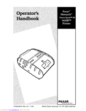 Paxar Monarch Sierra Sport 3R 9430R Operator's Handbook Manual